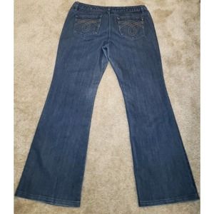 Michael Kors Denim Jeans Styled Back Pockets Size 10
